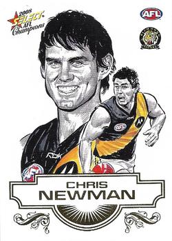2008 Select AFL Champions - Sketches #SK23 Chris Newman Front